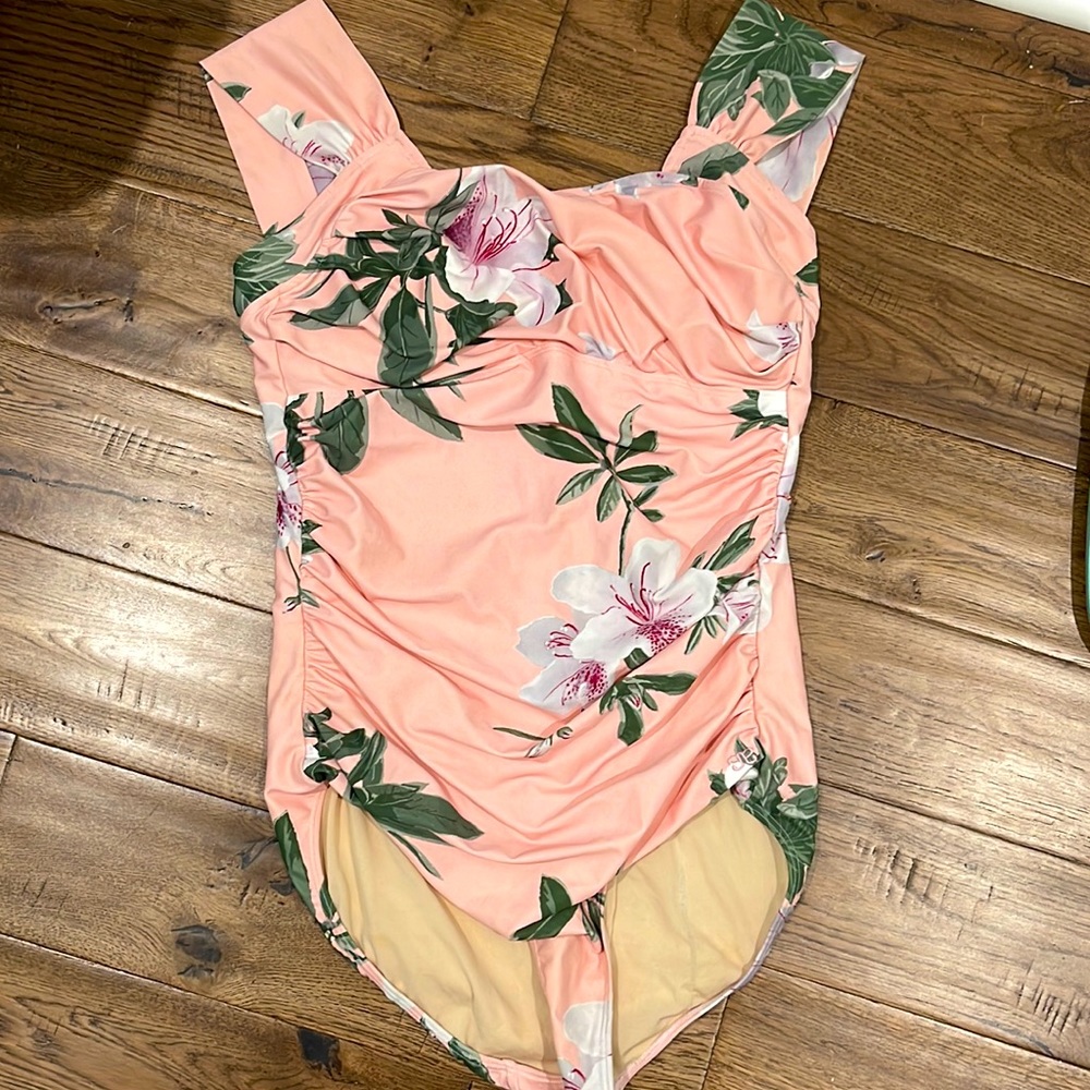 Albion Fit Off Shoulder One Piece Suit Like New